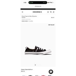 WOMENS SHORELINE CONVERSE